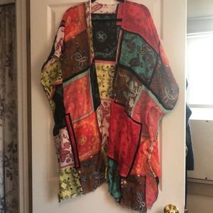 Bohemian style kimono/ swimsuit cover up